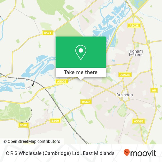 C R S Wholesale (Cambridge) Ltd. map
