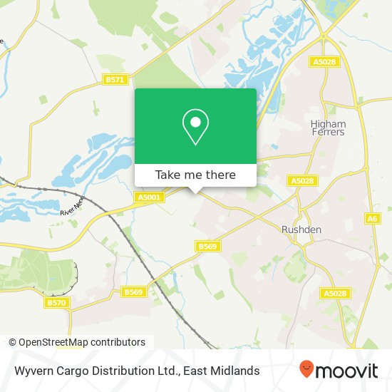 Wyvern Cargo Distribution Ltd. map
