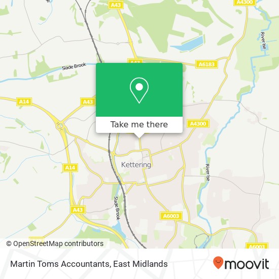 Martin Toms Accountants map