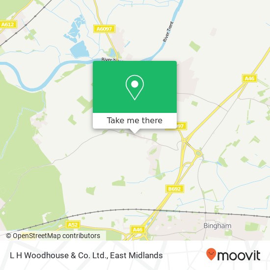 L H Woodhouse & Co. Ltd. map