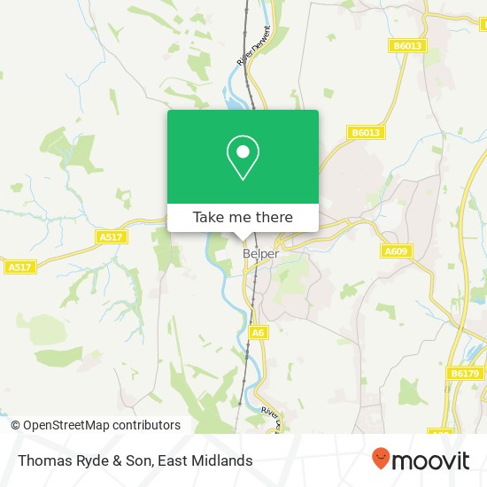 Thomas Ryde & Son map