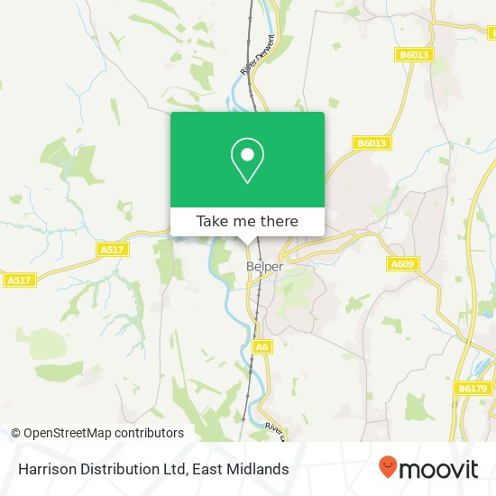 Harrison Distribution Ltd map