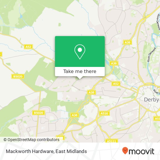 Mackworth Hardware map