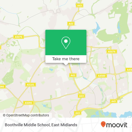 Boothville Middle School map
