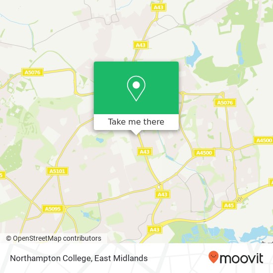 Northampton College map