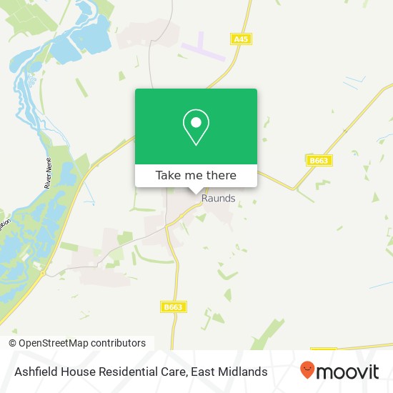 Ashfield House Residential Care map