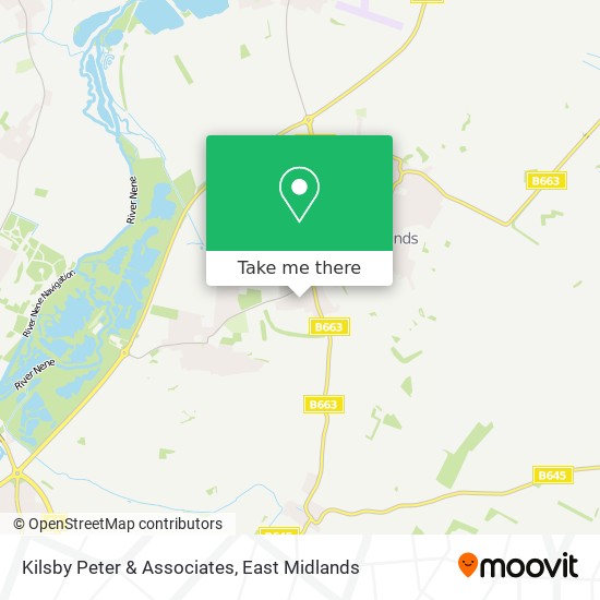 Kilsby Peter & Associates map