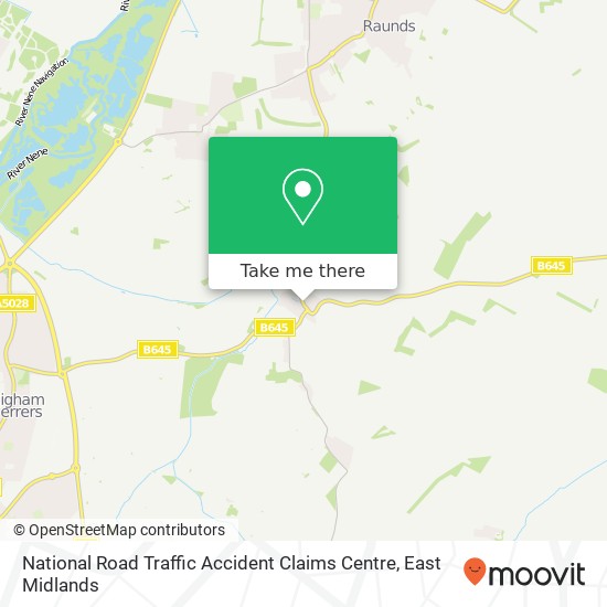 National Road Traffic Accident Claims Centre map