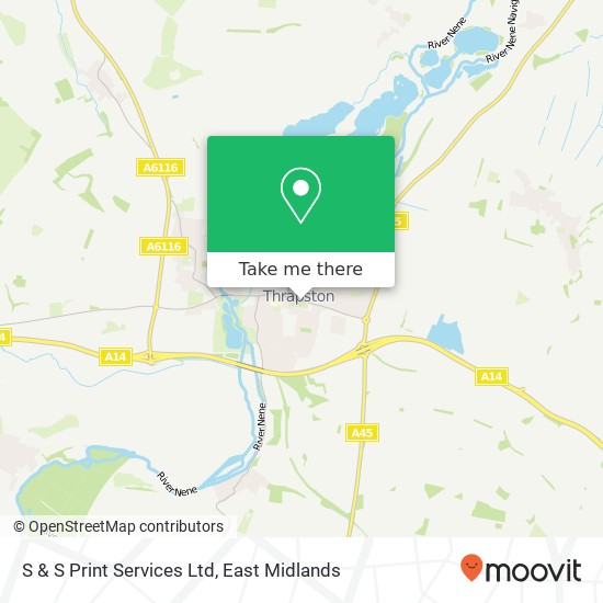 S & S Print Services Ltd map