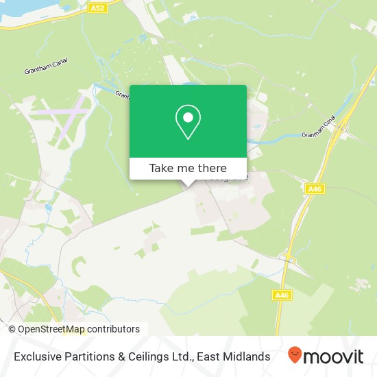 Exclusive Partitions & Ceilings Ltd. map