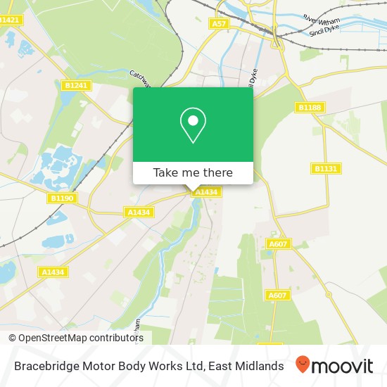 Bracebridge Motor Body Works Ltd map
