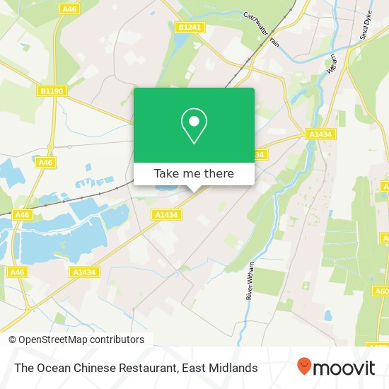 The Ocean Chinese Restaurant map
