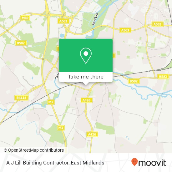 A J Lill Building Contractor map