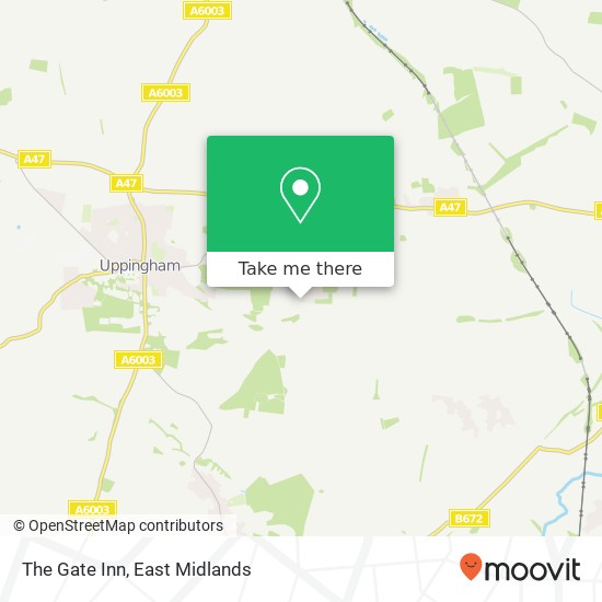 The Gate Inn map