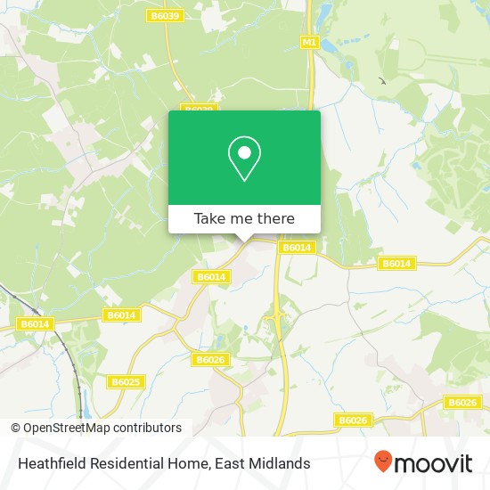 Heathfield Residential Home map