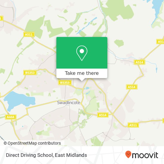 Direct Driving School map