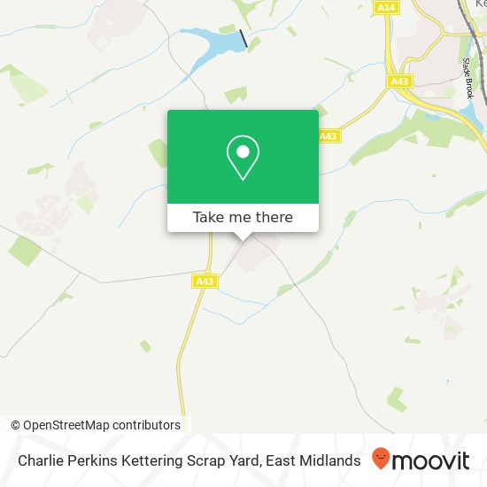 Charlie Perkins Kettering Scrap Yard map