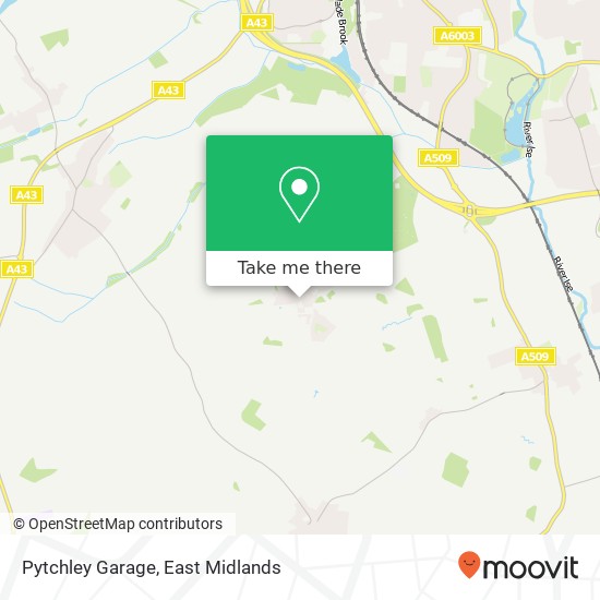 Pytchley Garage map