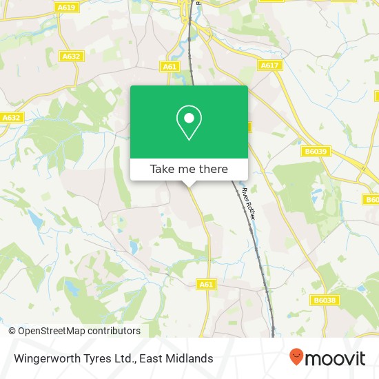 Wingerworth Tyres Ltd. map