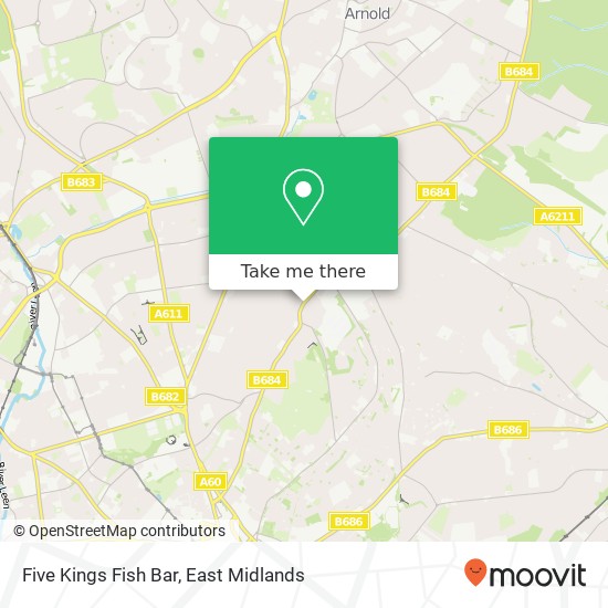 Five Kings Fish Bar map