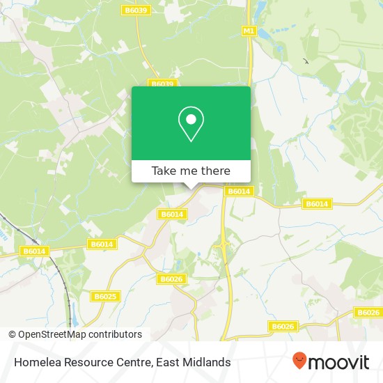 Homelea Resource Centre map