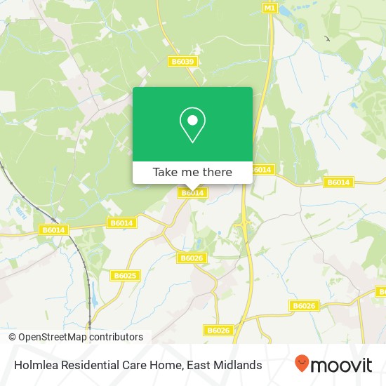 Holmlea Residential Care Home map