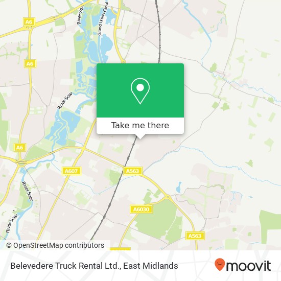 Belevedere Truck Rental Ltd. map