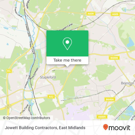 Jowett Building Contractors map