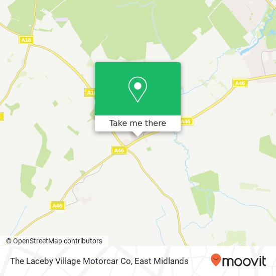 The Laceby Village Motorcar Co map