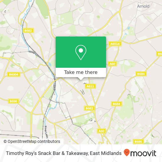 Timothy Roy's Snack Bar & Takeaway map