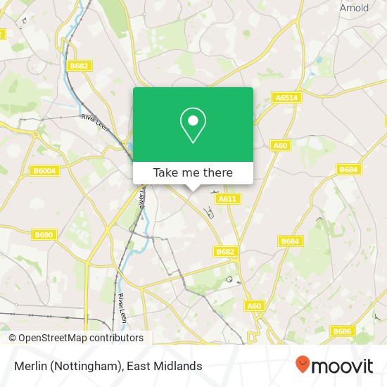Merlin (Nottingham) map