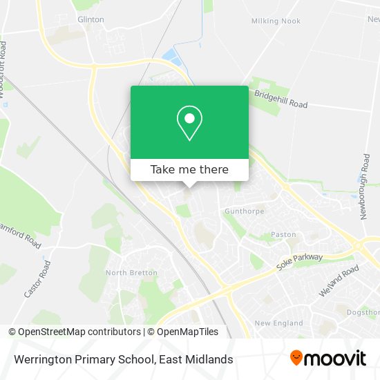 Werrington Primary School map
