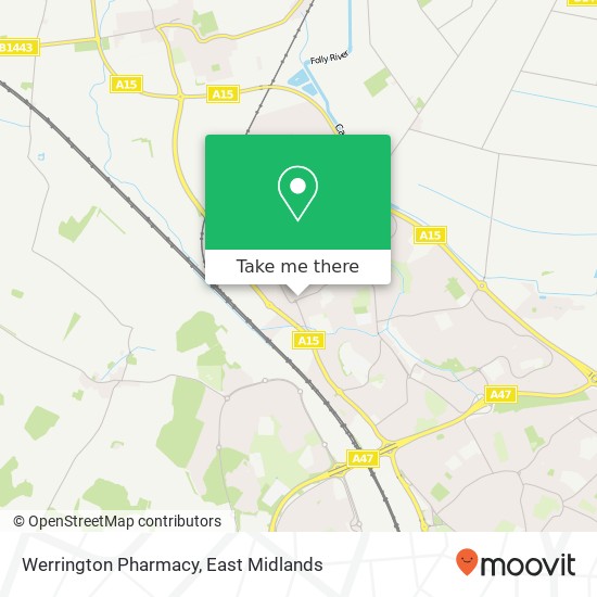 Werrington Pharmacy map