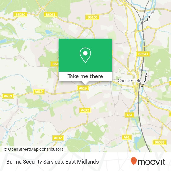 Burma Security Services map