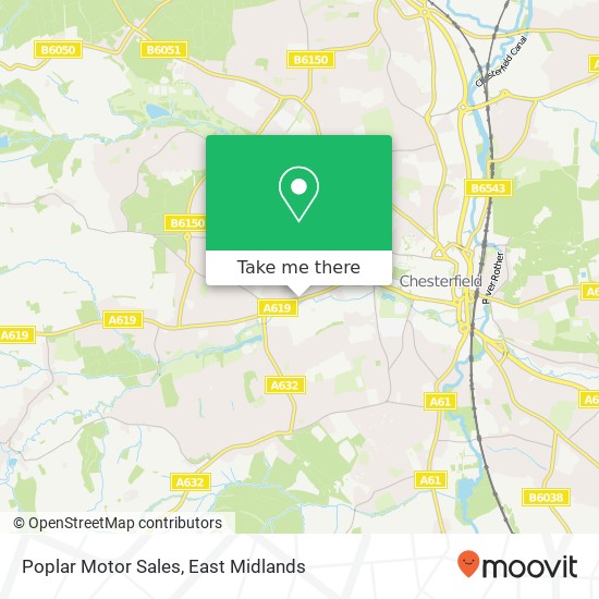 Poplar Motor Sales map