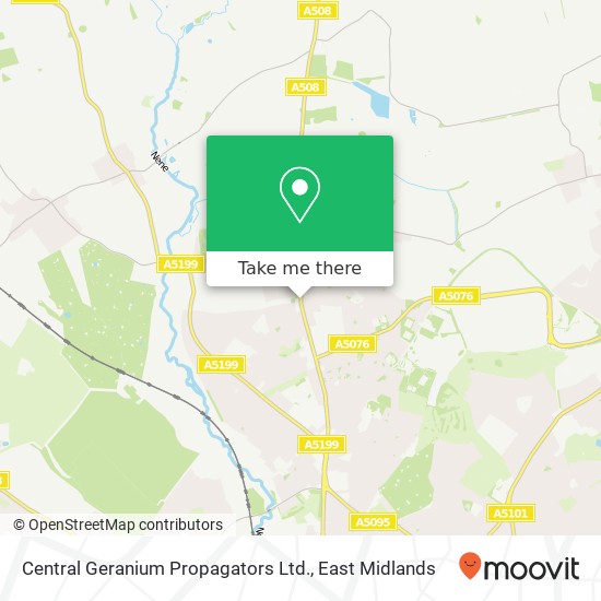 Central Geranium Propagators Ltd. map