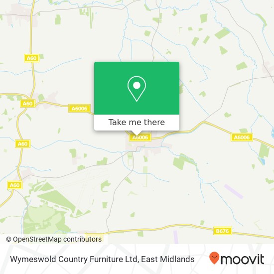 Wymeswold Country Furniture Ltd map