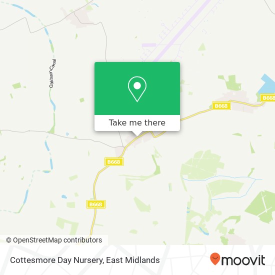 Cottesmore Day Nursery map