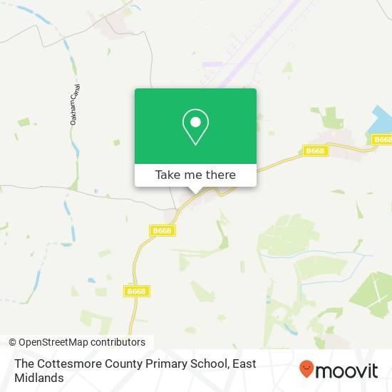 The Cottesmore County Primary School map