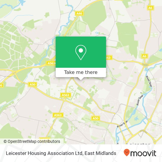 Leicester Housing Association Ltd map