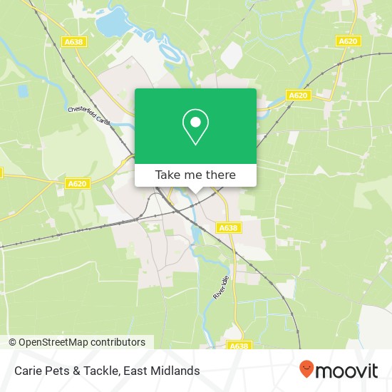 Carie Pets & Tackle map