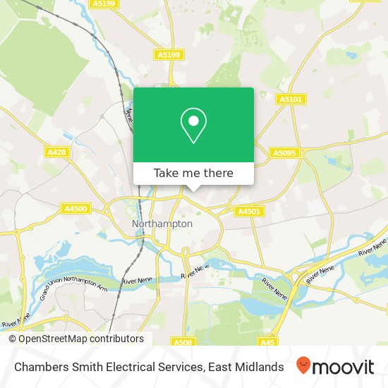 Chambers Smith Electrical Services map