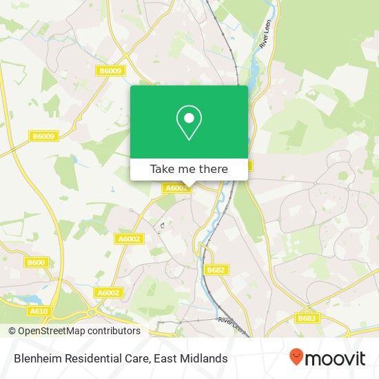 Blenheim Residential Care map