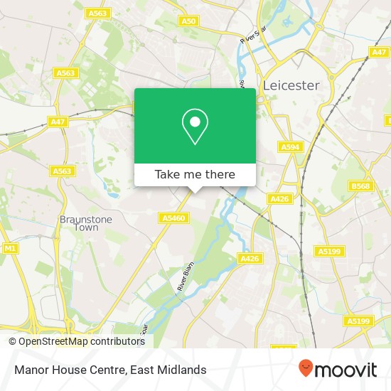 Manor House Centre map