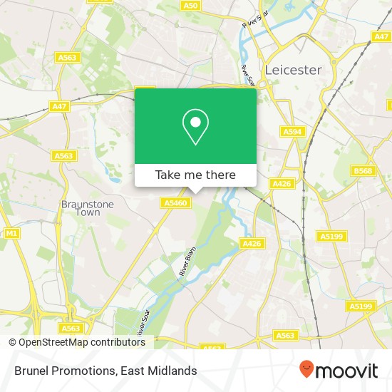 Brunel Promotions map