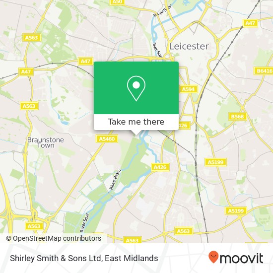 Shirley Smith & Sons Ltd map