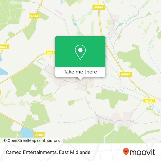 Cameo Entertainments map