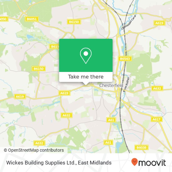 Wickes Building Supplies Ltd. map