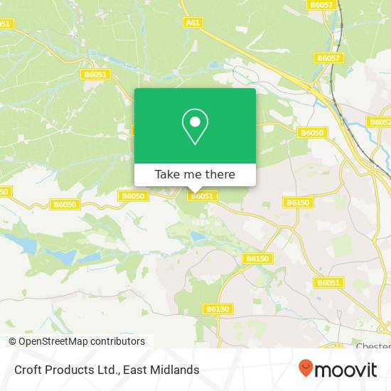 Croft Products Ltd. map