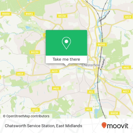 Chatsworth Service Station map